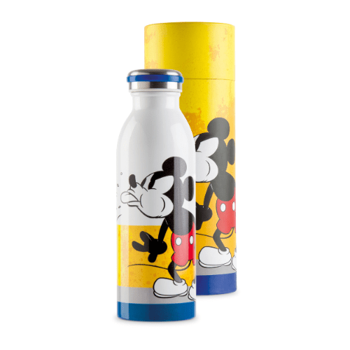 Garrafa Squeeze Inox 500ml Azul Mickey - Egan Italy