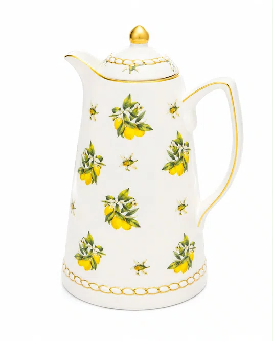 Garrafa Termica Porcelana Lemon 28cm 900ml