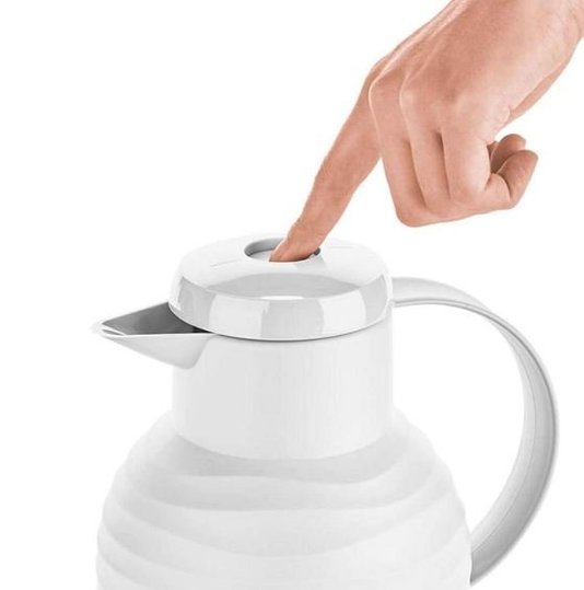 Garrafa Termica Wave Samba Branca 1 Litro - Emsa