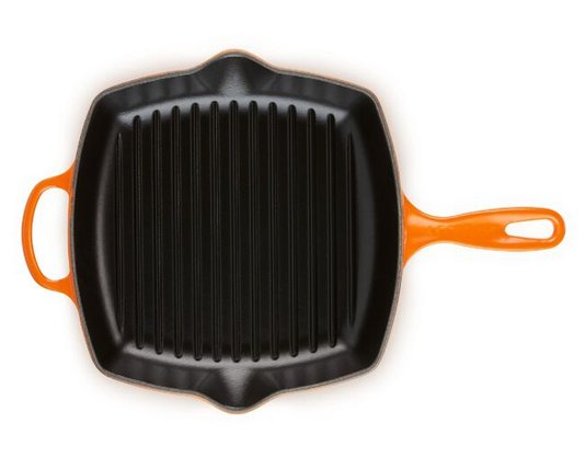 Grelha Quadrada 26cm Signature Laranja - Le Creuset