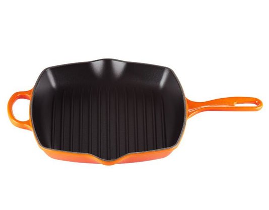 Grelha Quadrada 26cm Signature Laranja - Le Creuset