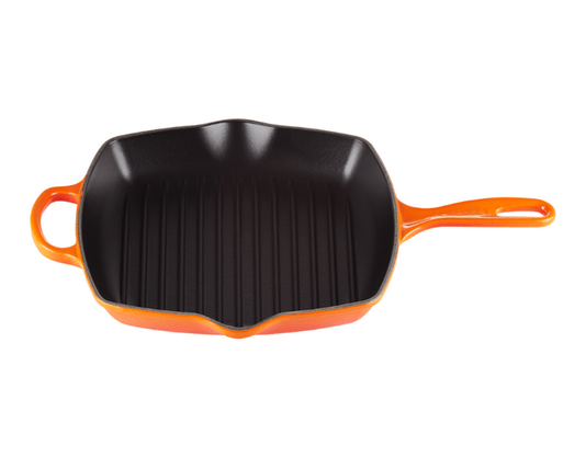 Grelha Quadrada 26cm Signature Laranja - Le Creuset