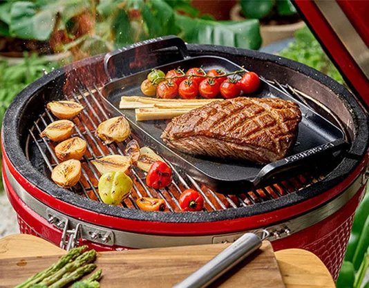 Grelha Retangular com Alças 40cm Alpine Matte Black - Le Creuset
