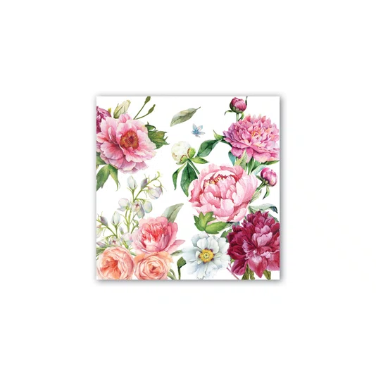 Guardanapo Coocktail Blush Peony - Michel Design