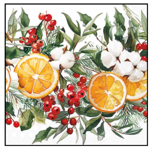 Guardanapo de Papel Winter Oranges - Ambiente