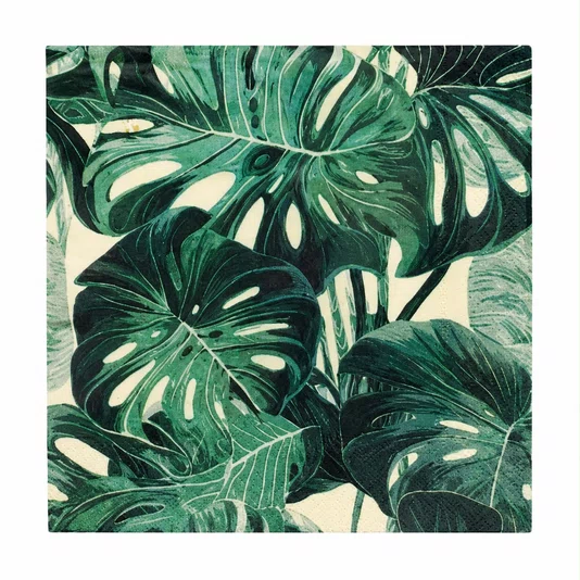 Guardanapo Mostera 33x33 20 Folhas - Cromus
