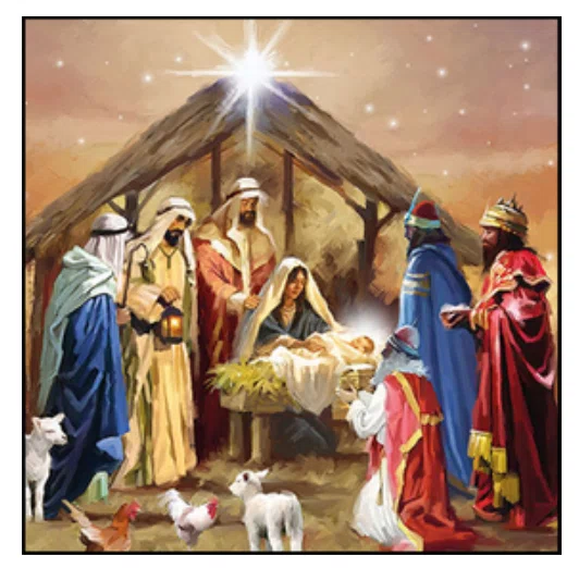 Guardanapo de Papel Nativity Collage - Ambiente