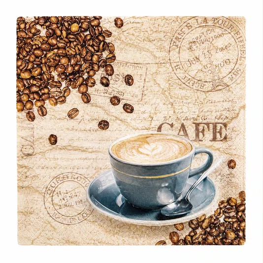 Guardanapo Papel Cafe 33x33 20 Folhas