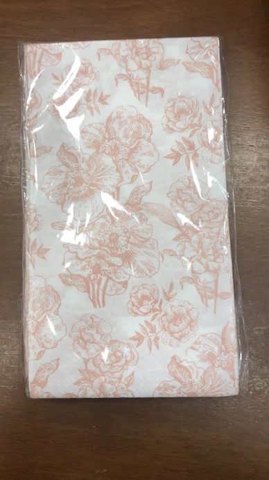 Guardanapo Papel Flores Rosa - Ambiente