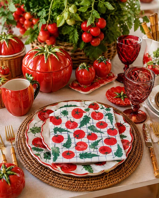 Guardanapo Papel Tomatinho 33x33 20 Folhas