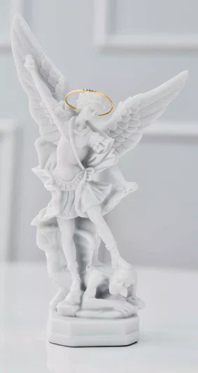 Imagem Miguel Arcanjo 22cm com Aureola Dourada - Vigore
