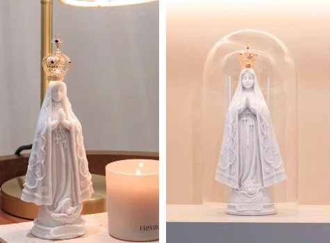 Imagem Nossa Senhora Aparecida 24cm com Coroa Dourada - Vigore