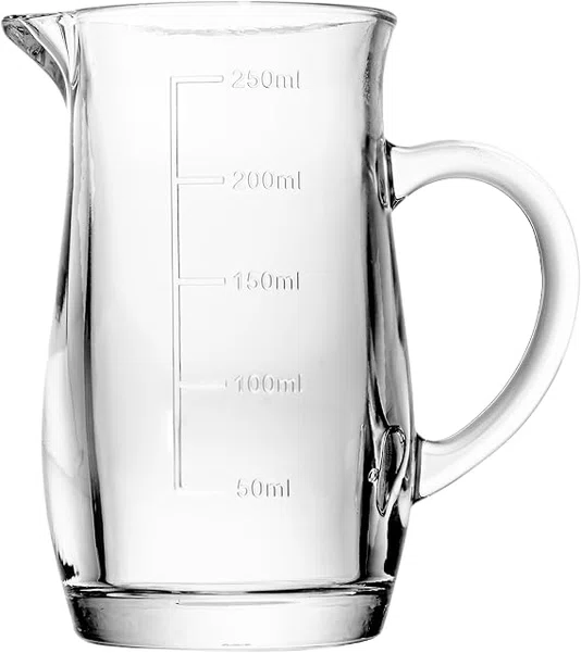 Jarra Medidora 250ml Cristal Ecológico - Lyor