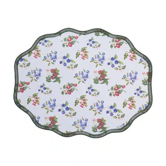 Jogo 2 Lugares Americano Corino Berries - Mameg