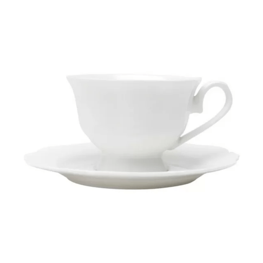 Xicara em Porcelana para Chá 180 Ml Maldivas 6 Peças
