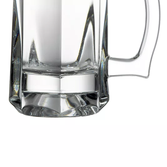 Jogo de 2 Canecas para Cerveja em Vidro 300ml 15cm - Pasabahçe