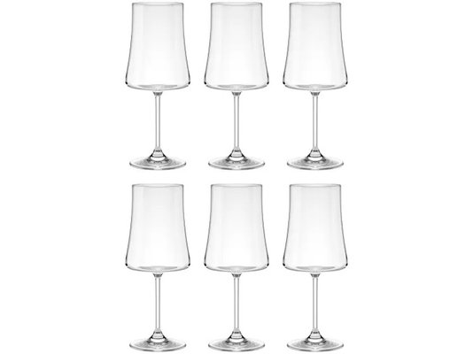 Jogo de 6 Taças para Vinho Branco em Cristal Ecológico 360ml - Bohemia