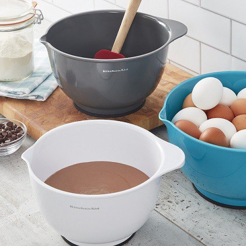 Jogo de Bowls Multi Cores (3 Peças) - Kitchenaid