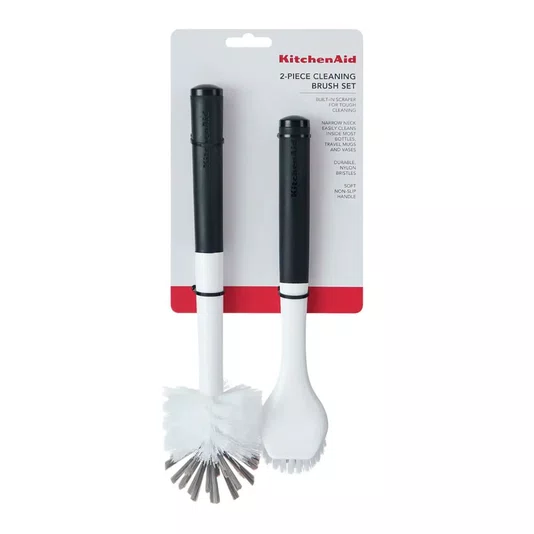 Kit 2 Escovas de Limpeza Louça Garrafa Multiuso - Kitchenaid