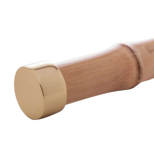 Kit 4 Descansos para Talheres Bambu Dourado 8cm - Wolff