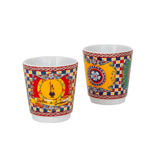 Kit Cafeteira Italiana Moka 2 Xíc Dolce & Gabbana Carretto - Bialetti