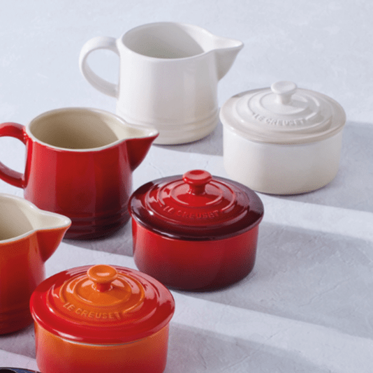 Kit Creme e Açúcar Meringue - Le Creuset
