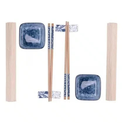 Kit Sushi 8 Pecas de Bambu Koi
