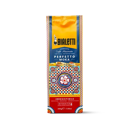 Lata Cafe Perfeito Moka 200 Gramas Dolce & Gabbana Carreto - Bialetti