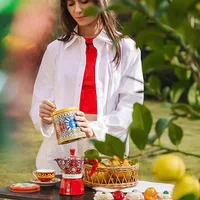 Lata Cafe Perfeito Moka 200 Gramas Dolce & Gabbana Carreto - Bialetti