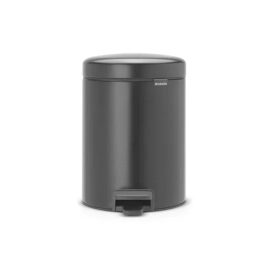 Lixeira em Aço 5 Litros New Icon Preta - Brabantia