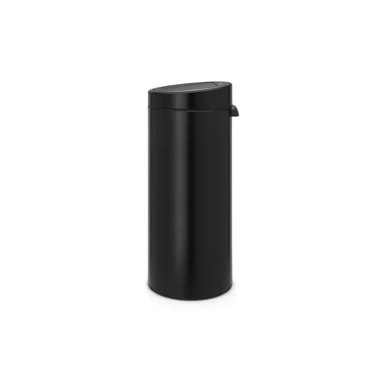 Lixeira em Aço Inox Touch Bin 30L Preta - Brabantia