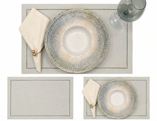 Lugar Americano Glamour Bege 35x50cm 2  Unidades