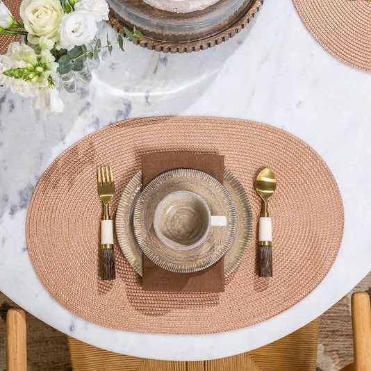 Lugar Americano Luna Oval Nude 33 X 48 Unidade
