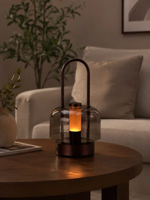 Luminaria Mesa Alca Metal Mr 14,5x26cm - Scalla
