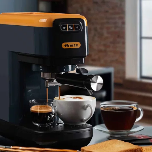 Máquina Café Manual 1399 Amarela 220V - Ariete