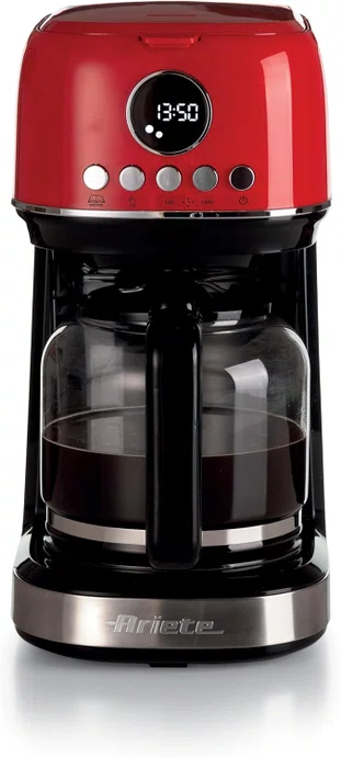 Maquina Café Manual Moderna Vermelha 200v - Ariete