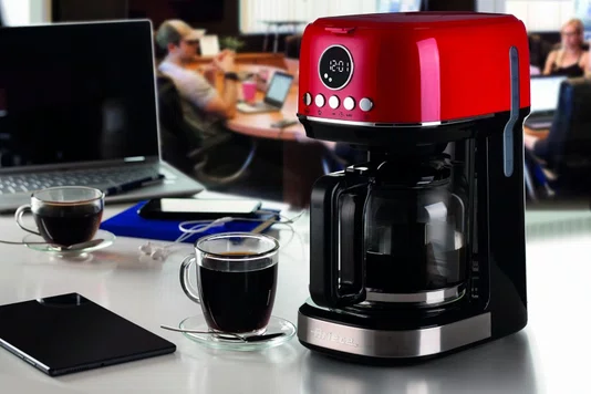 Maquina Café Manual Moderna Vermelha 200v - Ariete