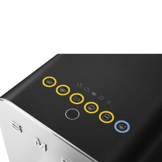 Máquina de Café Automática com Sistema de Leite, Anni 50, Preto, 220v - Smeg