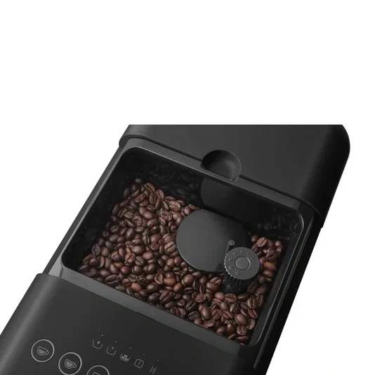 Máquina de Café Automática com Sistema de Leite, Anni 50, Preto, 220v - Smeg