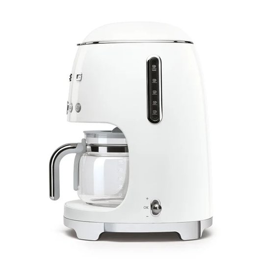 Máquina de Café de Filtro 1.4 L, Anni 50, Branco, 220v - Dcf02whbr - Smeg