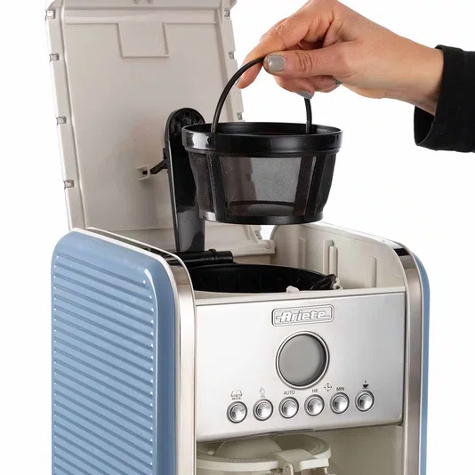 Máquina de Café Manual Vintage Azul 220v - Ariete