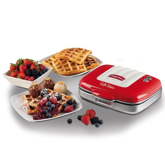Máquina de Waffle Ariete 1973 Retrô Party Time 700w 220V - Ariete