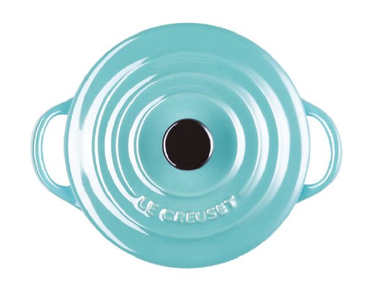 Mini Cocotte Cerâmica Azul Caribe - Le Creuset