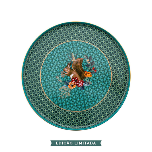 Mini Prato p/ Bolo Squirrel Verde - Winter Wonderland - Pip Studio