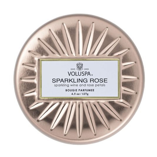 Mini Vela Lata 25h Sparkling Rose Voluspa