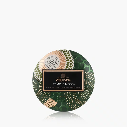 Mini Vela Lata 25h Temple Moss - Voluspa