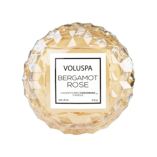 Mini Vela Macaron 15h Bergamot Rose - Voluspa