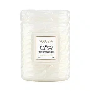 Mini Vela Pote Vidro 50h Relevo Vanilla Sunday - Voluspa