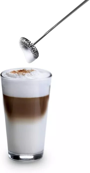 Mixer Portátil Espumador de Leite em Aço Inoxidável - Bialetti