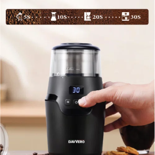Moedor de Café Preto 220v Davvero - Labravia
